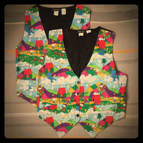 Robyn Lyn Vintage Peanuts Vest - Picture 1 of 8
